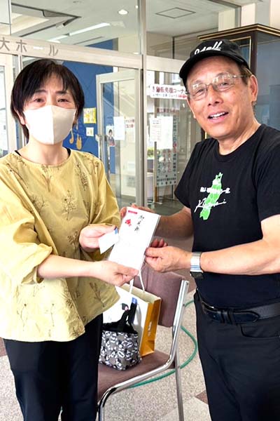 志賀町役場へ義援金の贈呈